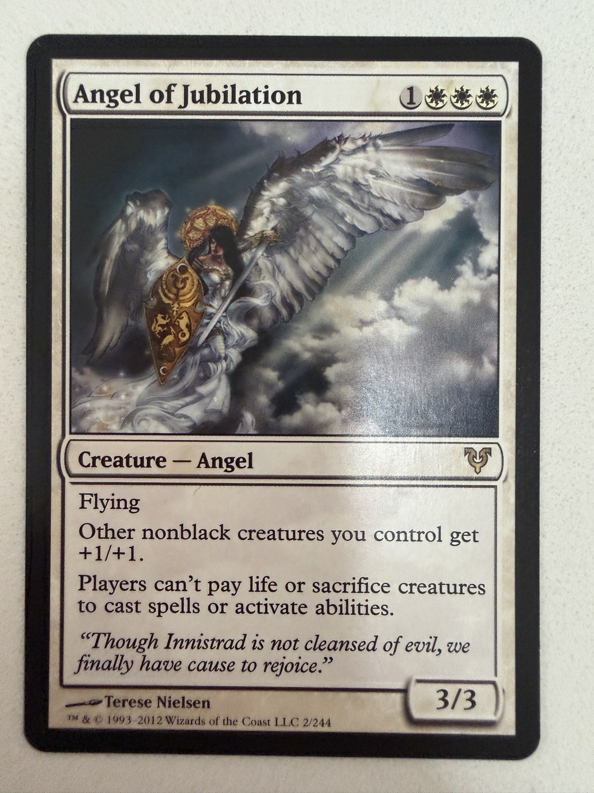 Angel of Jubilation - Avacyn Restored (MTG) Angel of Jubilation - Avacyn Restored (MTG)