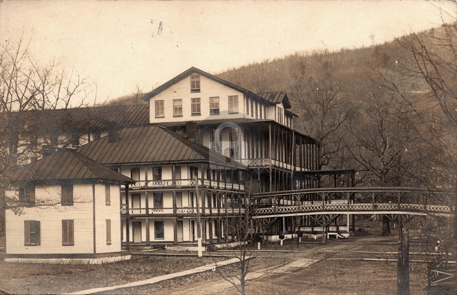 Main Hotel Orkney Springs Virginia VA c1910 RPPC Photo Postcard COPY
