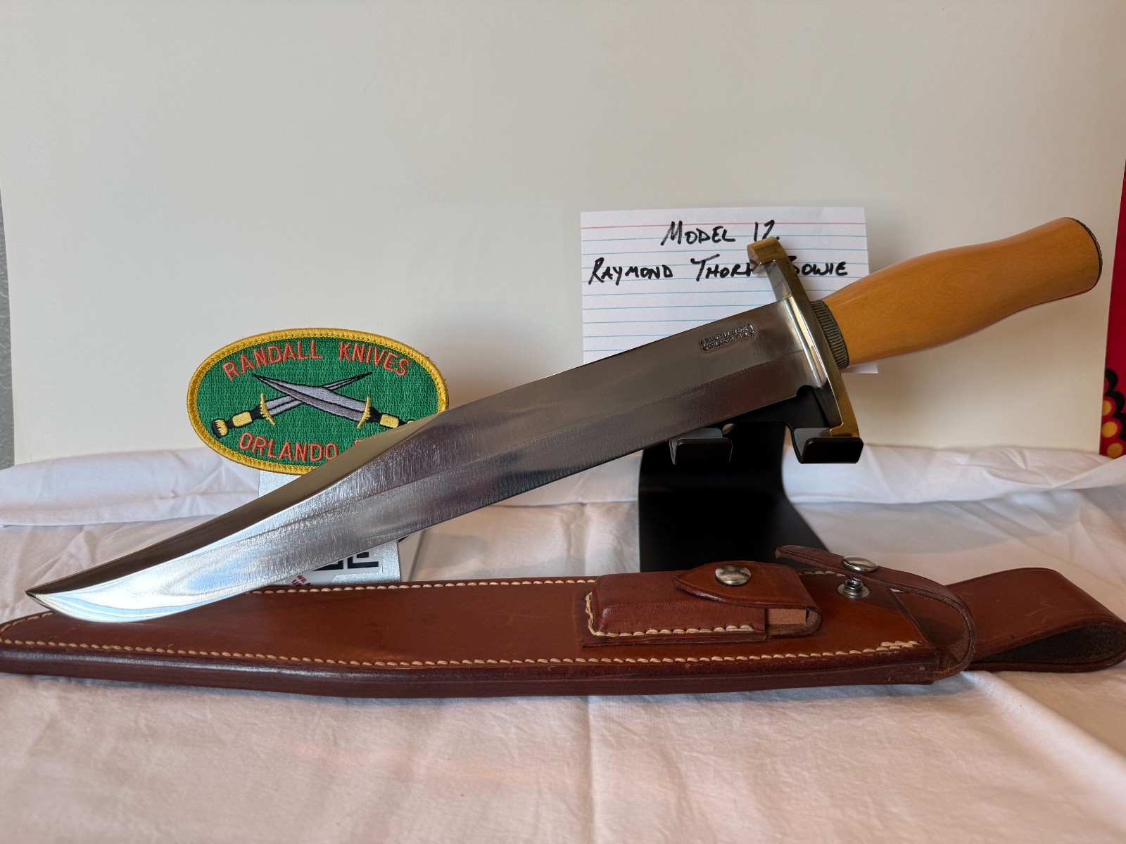 Randall Made Knives - MINT VINTAGE Model 12 - Raymond Thorp Bowie