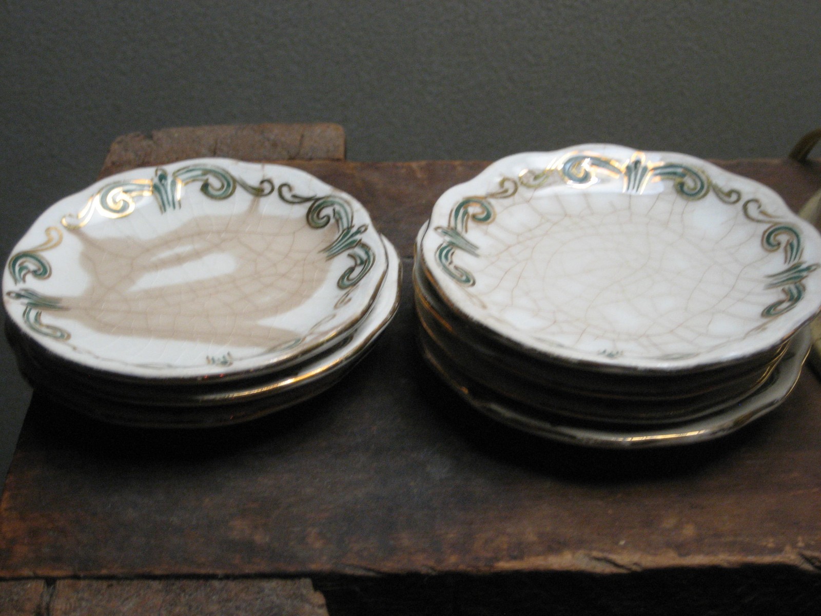 7 vintage tea saucers 7 vintage tea saucers
