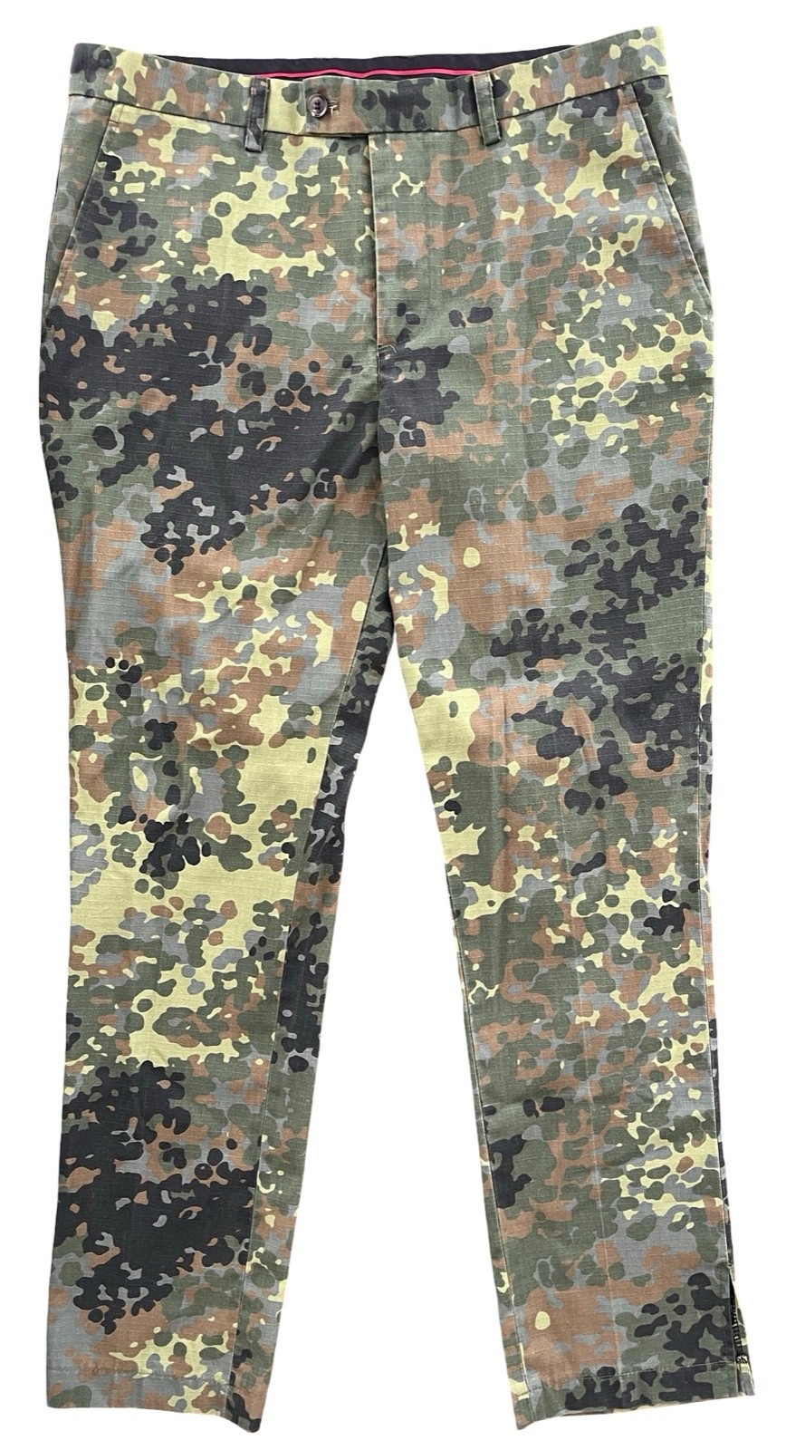 German Bundeswehr Patterned Flecktarn Men's Dress Slack Pants Size 34x34 German Bundeswehr Patterned Flecktarn Men's Dress Slack Pants Size 34x34