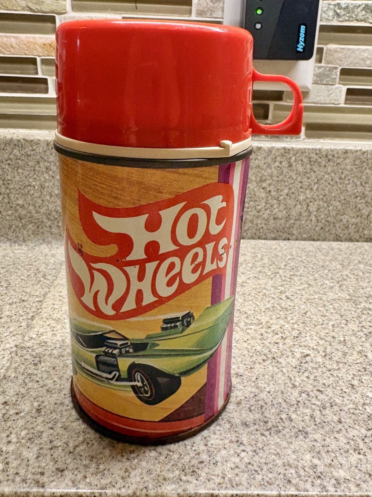 Vintage Hot Wheels Redline Metal Thermos ( For Lunchbox) 1969 60’s Vintage Hot Wheels Redline Metal Thermos ( For Lunchbox) 1969 60’s