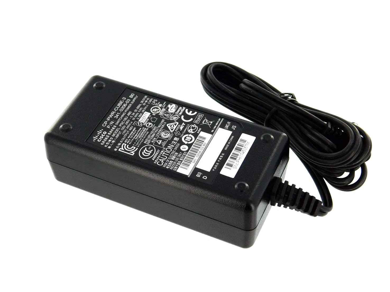 CISCO Ip Phone Power Supply For 78xx 79xx TDCIS-CP-PWR-CUBE-3 Office School CISCO Ip Phone Power Supply For 78xx 79xx TDCIS-CP-PWR-CUBE-3 Office School