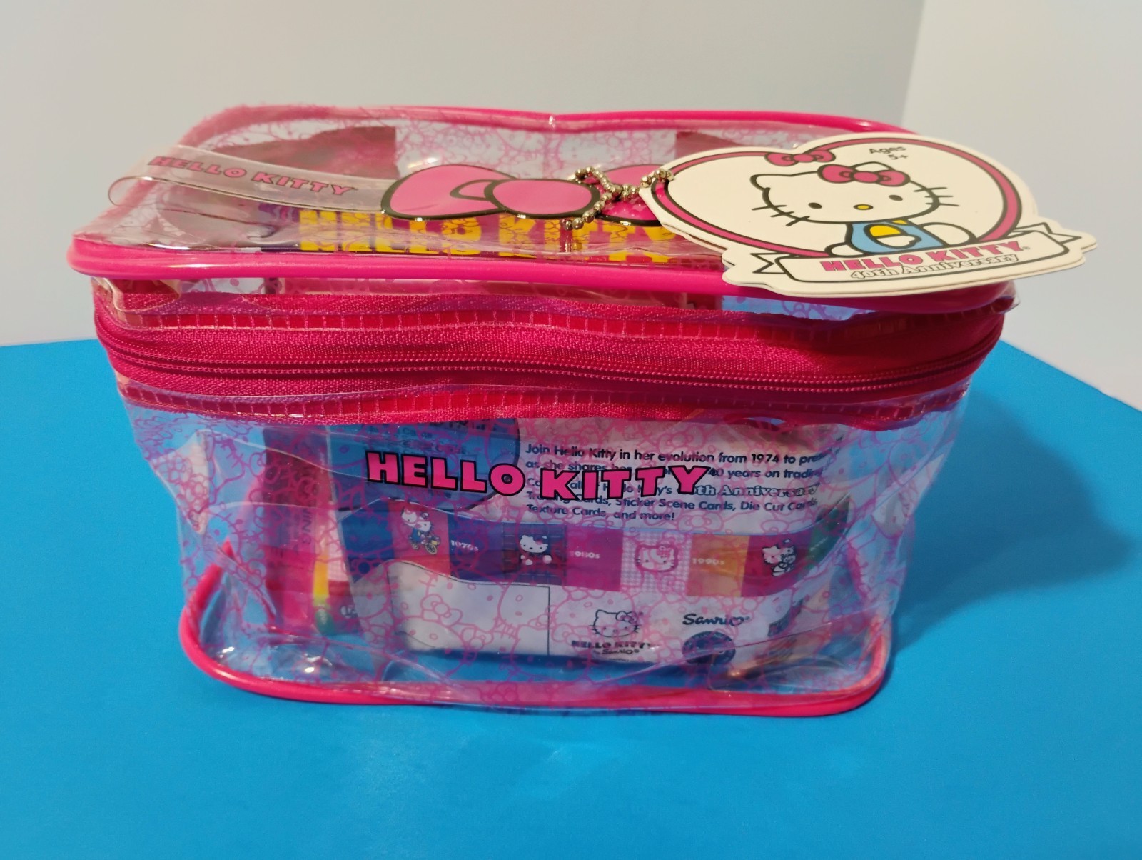 2013 Upper Deck Hello Kitty 40th Anniversary Carryall Trading Cards Figurines + 2013 Upper Deck Hello Kitty 40th Anniversary Carryall Trading Cards Figurines +