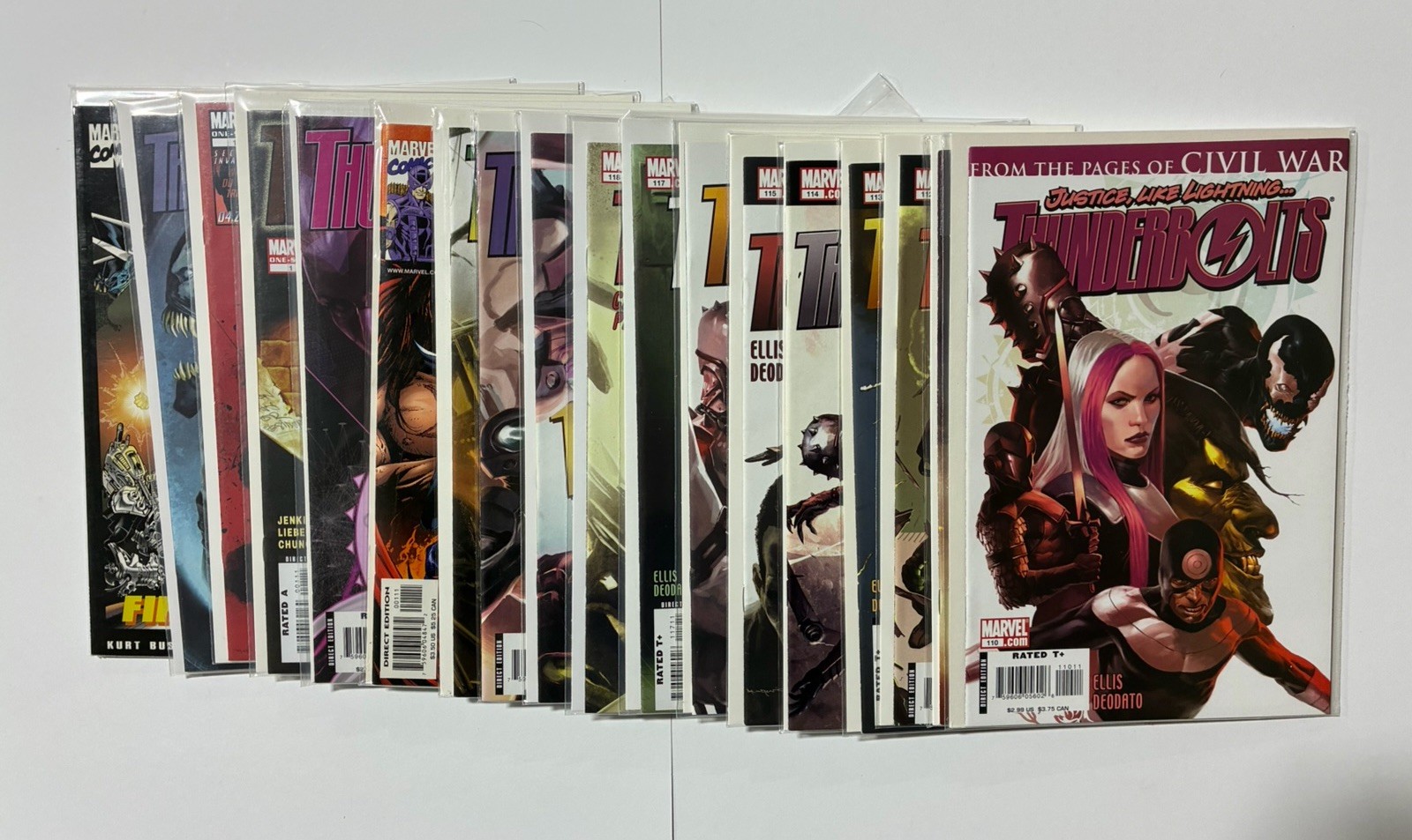 Thunderbolts 110-121 Annual 200 + 4 One Shots Complete Warren Ellis NM 2007 Thunderbolts 110-121 Annual 200 + 4 One Shots Complete Warren Ellis NM 2007