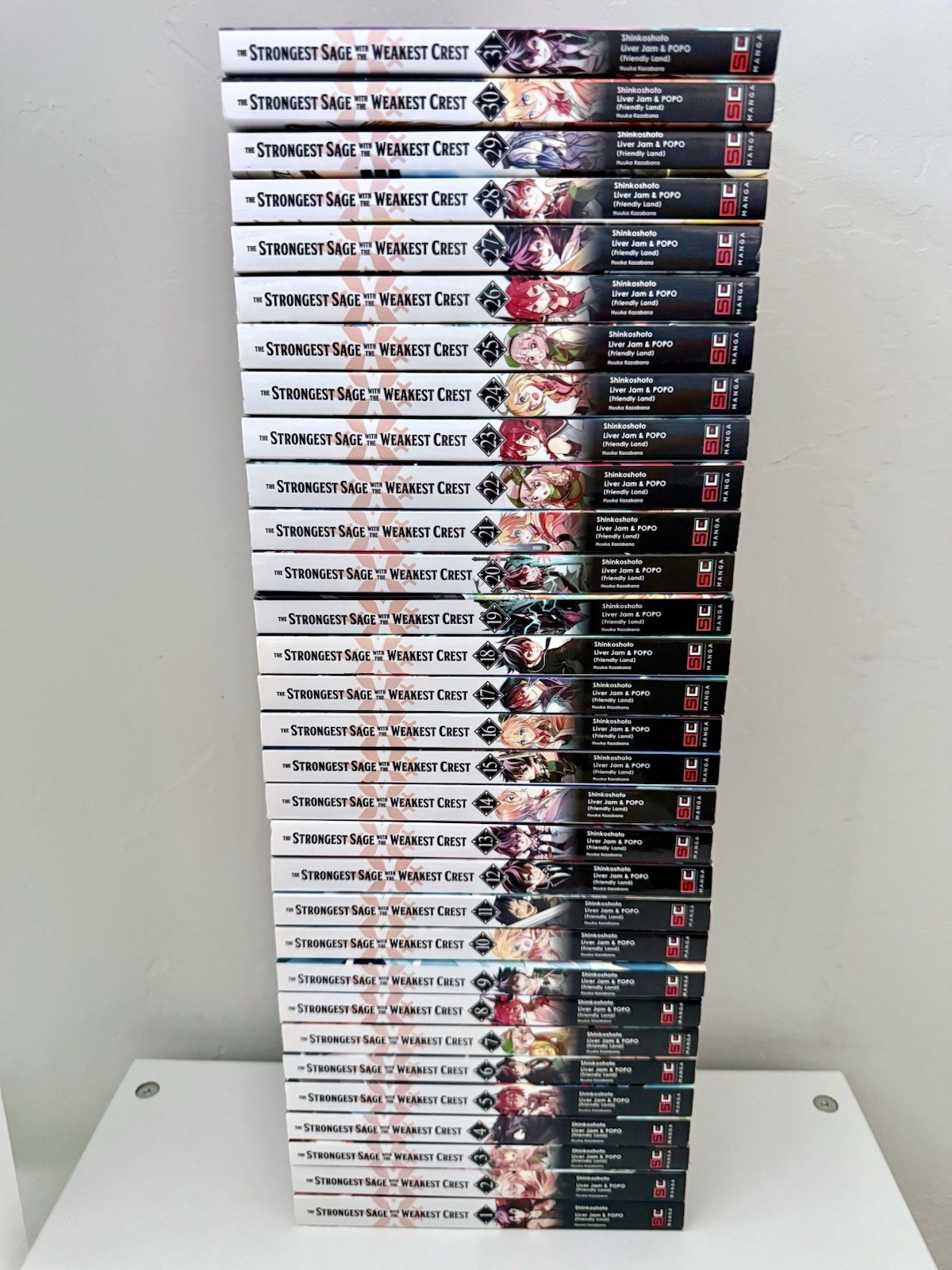 The Strongest Sage with the Weakest Crest Volumes 1-31 Manga Set Lot English The Strongest Sage with the Weakest Crest Volumes 1-31 Manga Set Lot English
