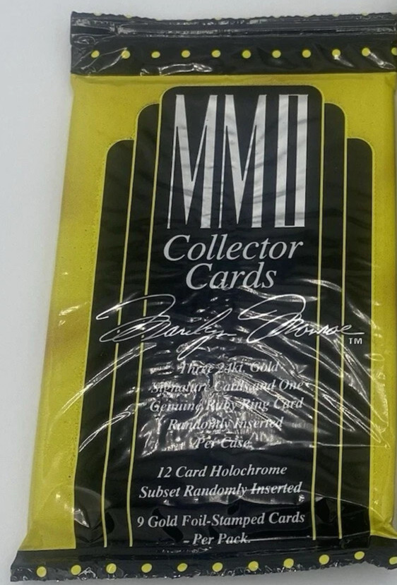 1995 Marilyn Monroe Series II Sports Time Sealed Pack Vintage Trading Cards 1995 Marilyn Monroe Series II Sports Time Sealed Pack Vintage Trading Cards
