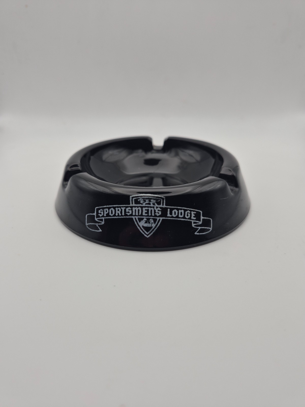 Vintage Sportsmen's Lodge North Hollywood California Advertising Glass Ashtray Vintage Sportsmen's Lodge North Hollywood California Advertising Glass Ashtray