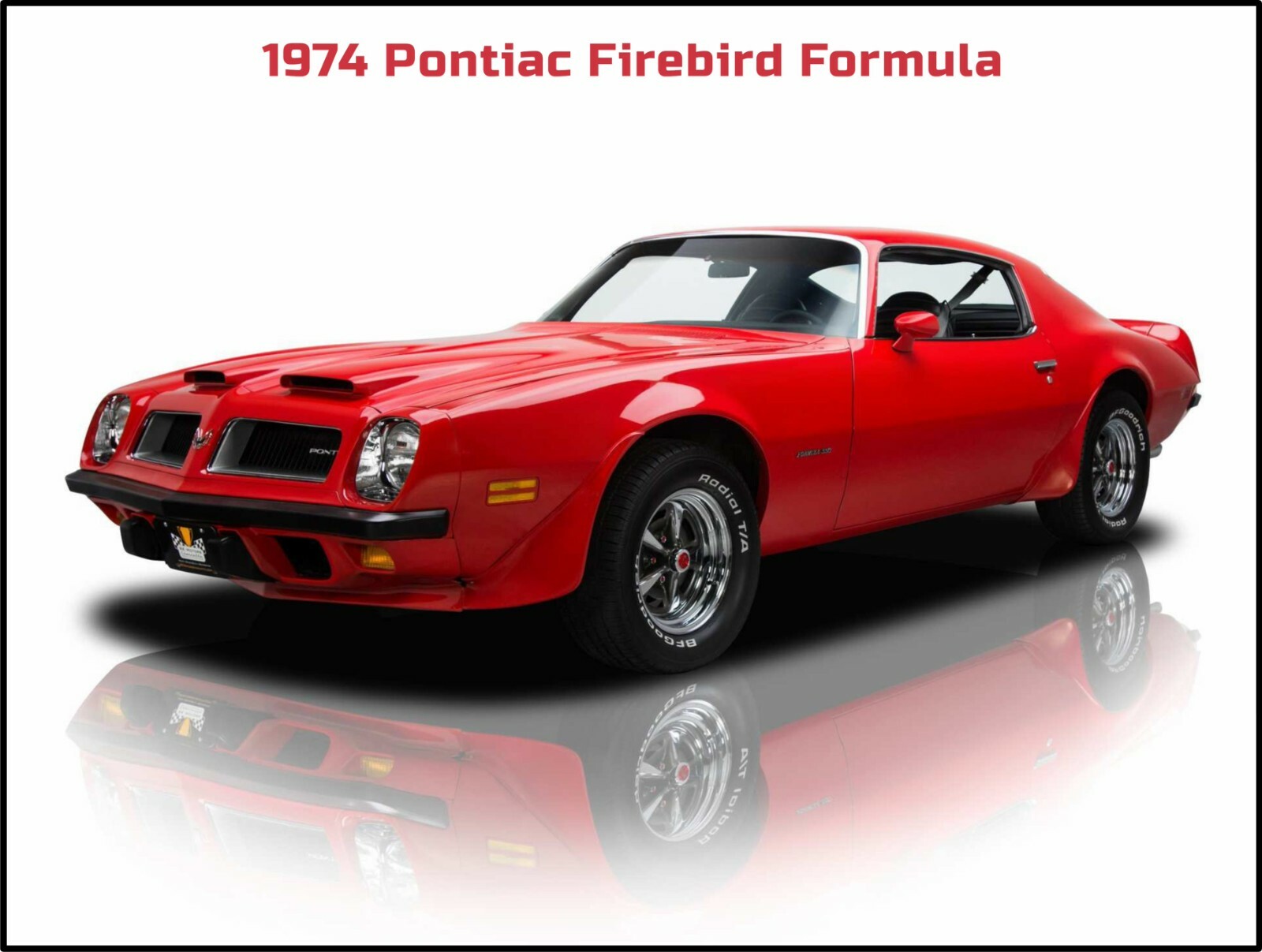 1974 Pontiac Firebird Formula NEW Metal Sign: Large Size 12 x 16" - PRIMO 1974 Pontiac Firebird Formula NEW Metal Sign: Large Size 12 x 16" - PRIMO