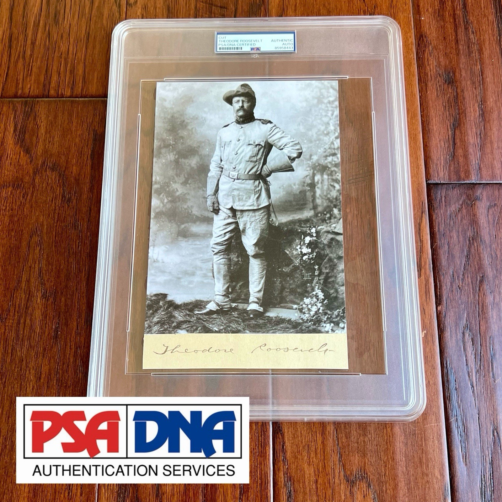 THEODORE ROOSEVELT Autograph Full Signature Cut Rough Rider Card Signed * PSA THEODORE ROOSEVELT Autograph Full Signature Cut Rough Rider Card Signed * PSA