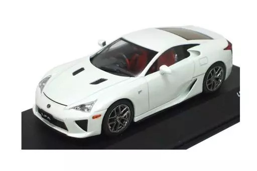 1/43 Lexus LFA Diecast Model Pearl White Black Wheels JCP71001WH 1/43 Lexus LFA Diecast Model Pearl White Black Wheels JCP71001WH