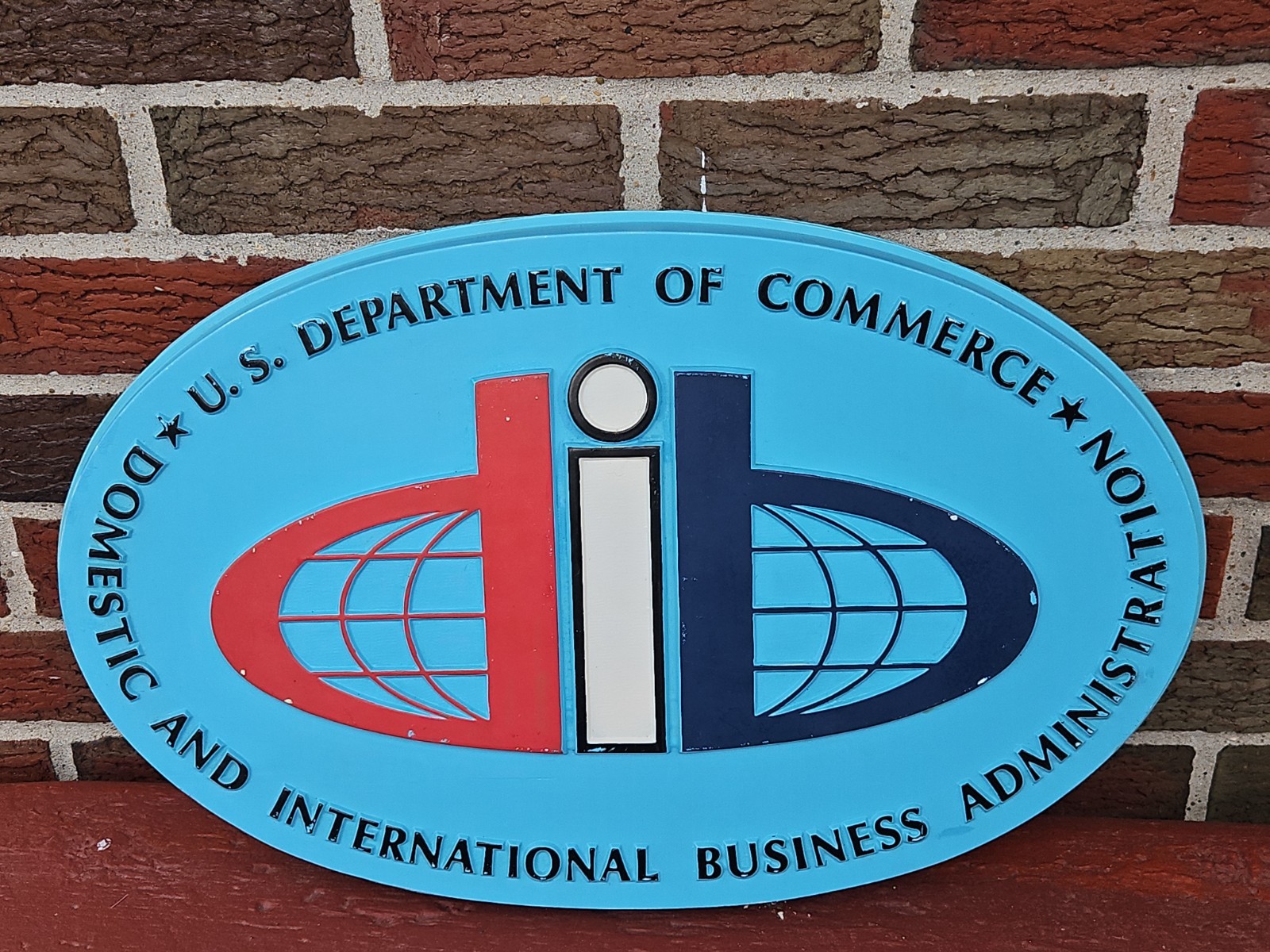 U.S.DEPARTMENT OF COMMERCE International Domestic Business Seal Sign Plaque U.S.DEPARTMENT OF COMMERCE International Domestic Business Seal Sign Plaque