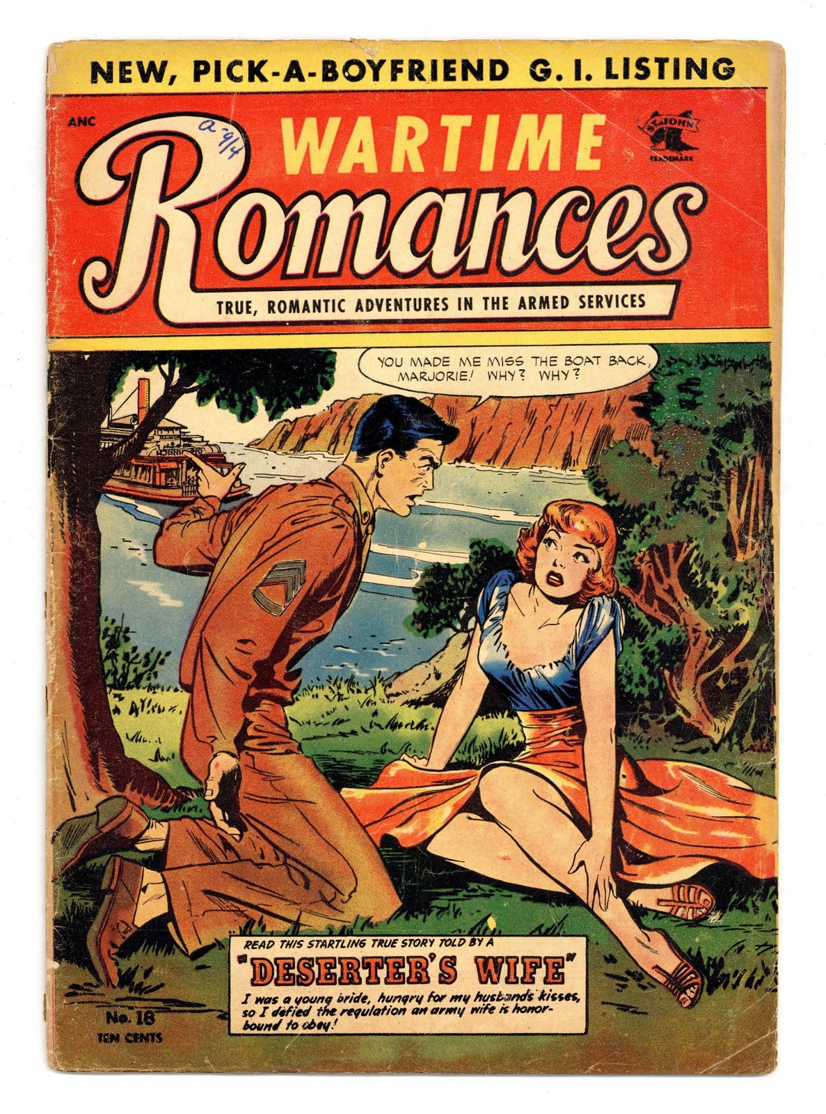 Wartime Romances #18 GD+ 2.5 1953 Wartime Romances #18 GD+ 2.5 1953