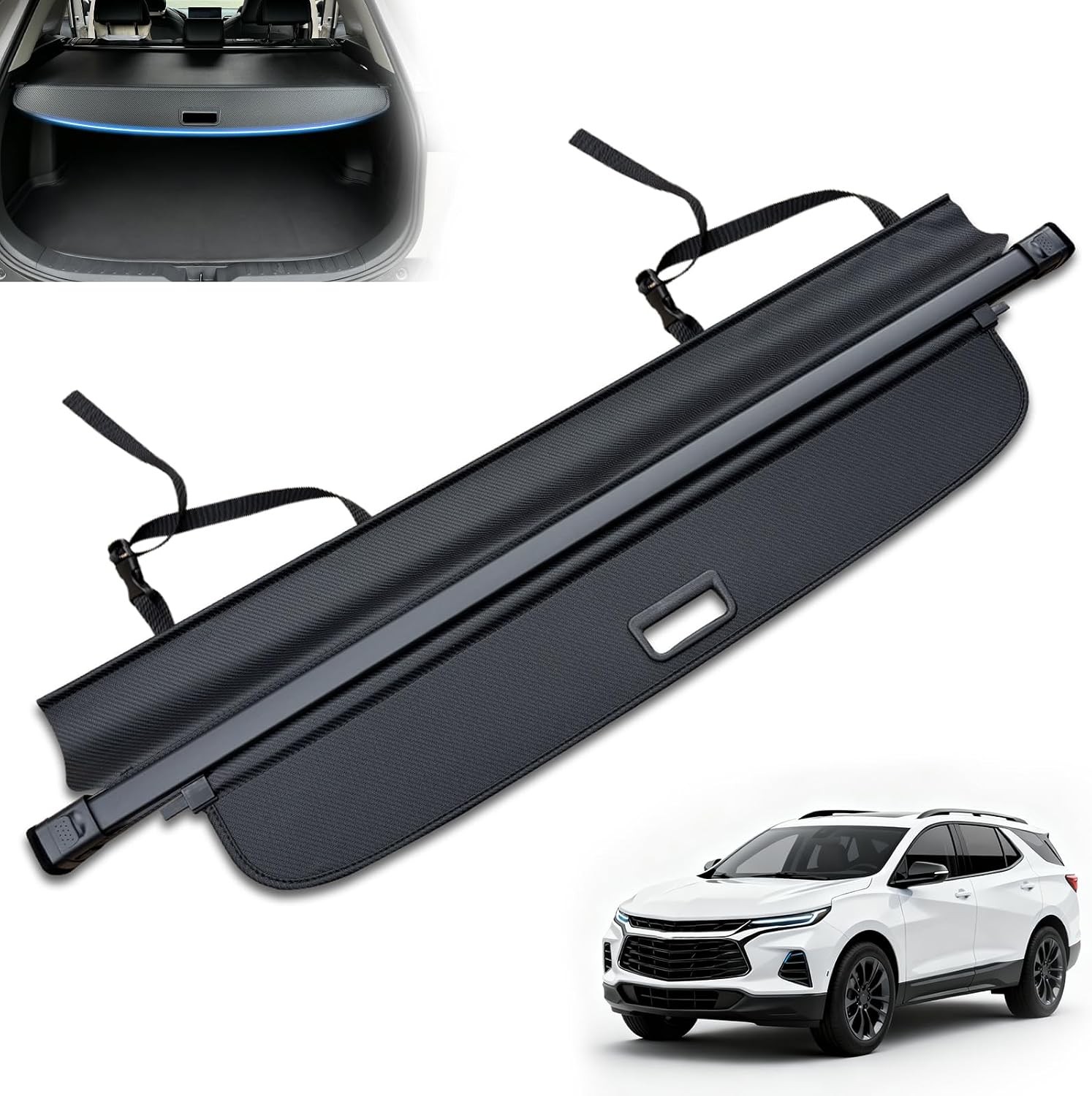 Cargo Cover for 2025-2027 Chevy Equinox & GMC Terrain Trunk Cover Cargo Cover for 2025-2027 Chevy Equinox & GMC Terrain Trunk Cover