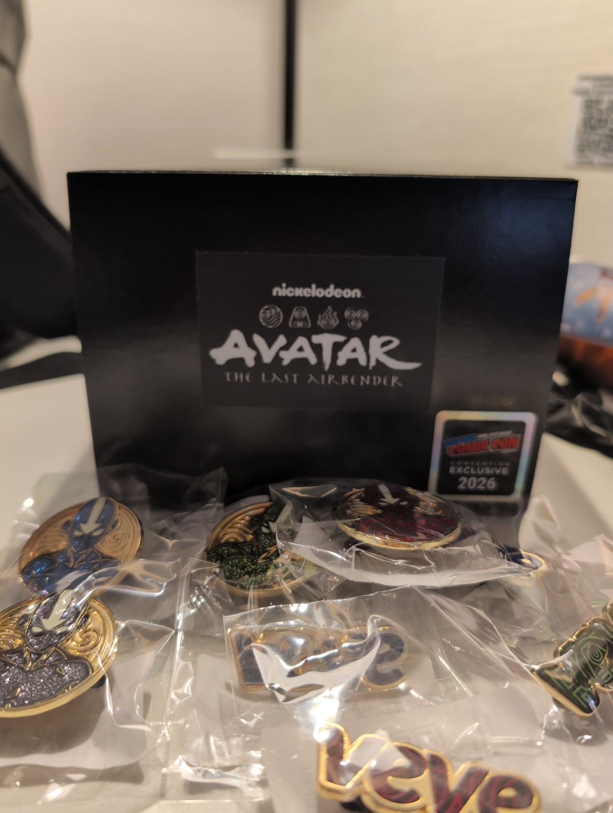 VEVE FIGPIN  (Aang) Avatar The Last Airbender 8 Pin Set NYCC 2026