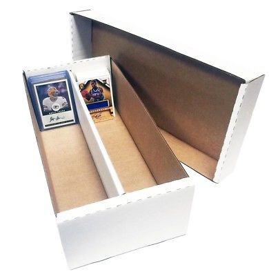 Lot of 10 Max Protection 2-Row Baseball Card Shoe Storage Boxes 1600 count box Lot of 10 Max Protection 2-Row Baseball Card Shoe Storage Boxes 1600 count box