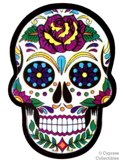 SUGAR SKULL ENAMEL LAPEL PIN DAY of the DEAD LA CALAVERA DIA DE MUERTOS TIE TACK SUGAR SKULL ENAMEL LAPEL PIN DAY of the DEAD LA CALAVERA DIA DE MUERTOS TIE TACK