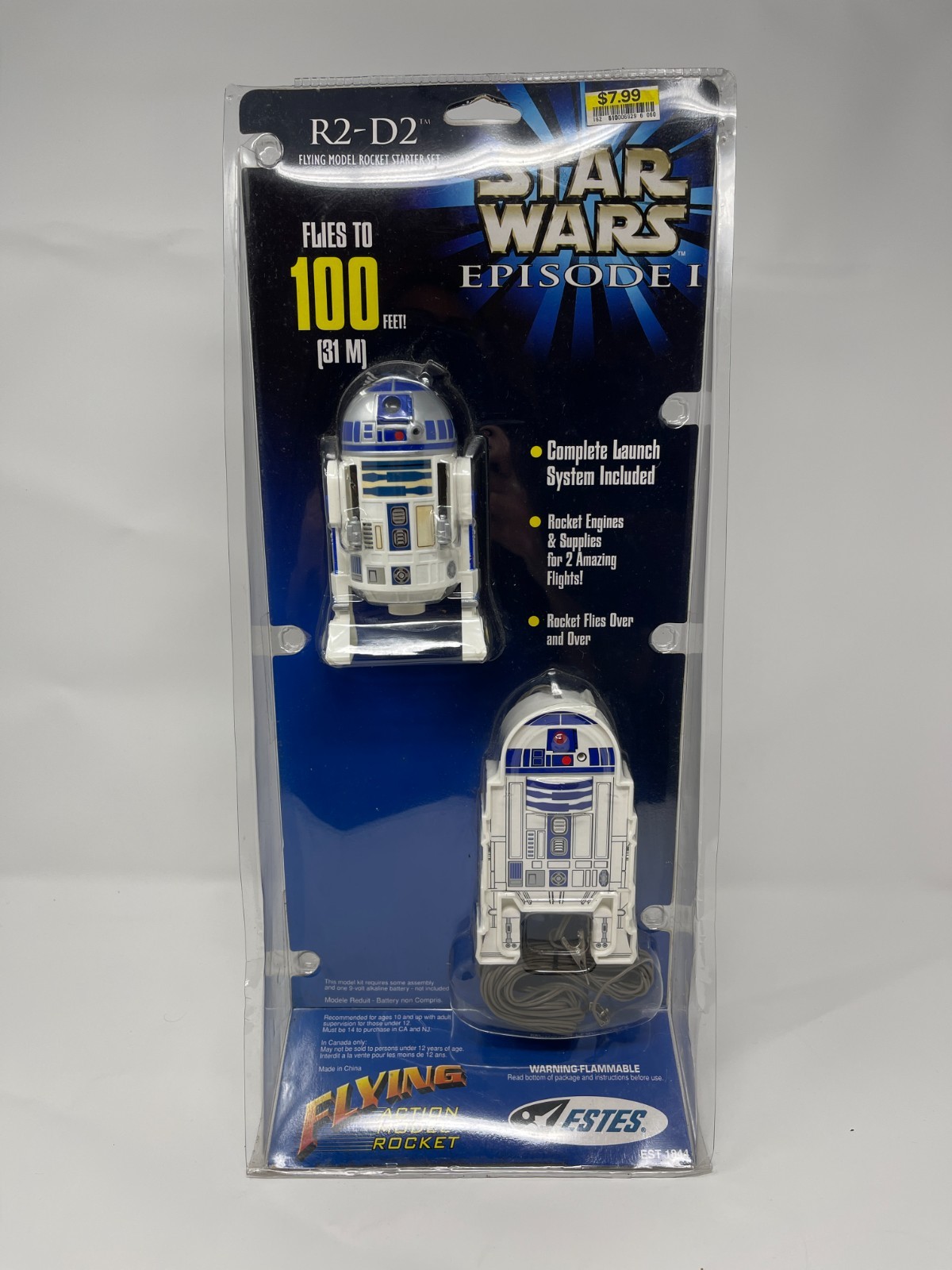 Vintage 1999 Estes Star Wars Episode I R2-D2 Model Kit Display Toy NO MOTORS Vintage 1999 Estes Star Wars Episode I R2-D2 Model Kit Display Toy NO MOTORS