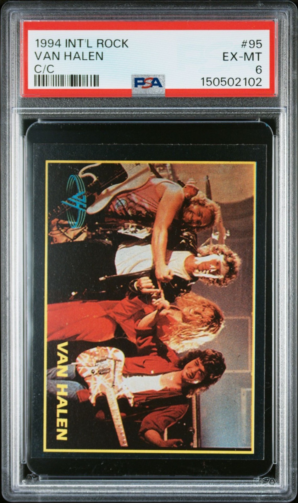 1994 INTERNATIONAL ROCK VAN HALEN W/SAMMY HAGAR #95 PSA 6, POP 1, 2 HIGHER 1994 INTERNATIONAL ROCK VAN HALEN W/SAMMY HAGAR #95 PSA 6, POP 1, 2 HIGHER