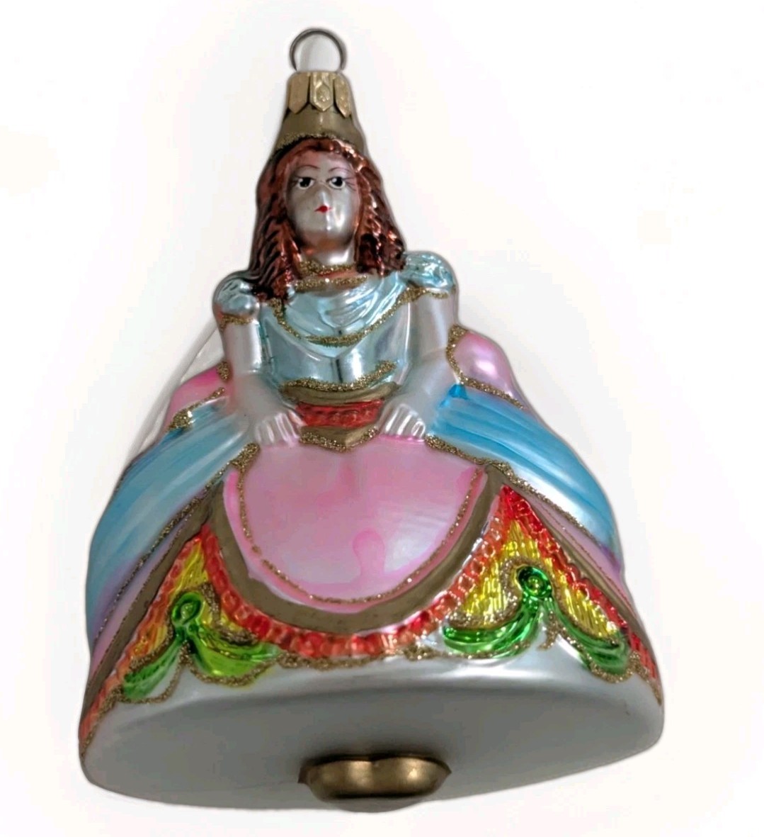 Vtg Kurt S. Adler Polonaise Collection Cinderella Hand-Blown Glass Christmas Vtg Kurt S. Adler Polonaise Collection Cinderella Hand-Blown Glass Christmas