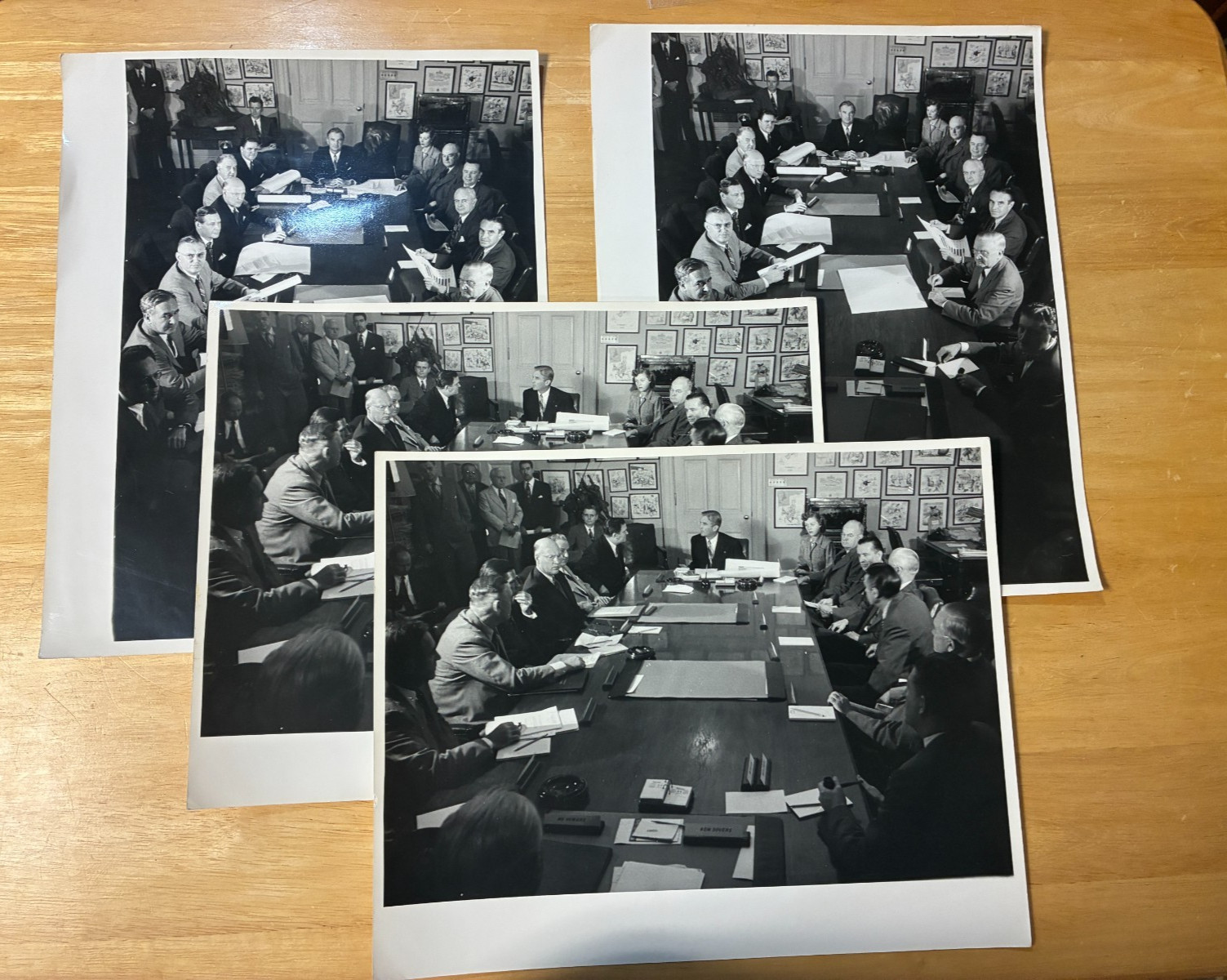 Life Magazine Original WWII Photo Lot – Adm. Sidney Souers Lisa Larsen 14x11" Life Magazine Original WWII Photo Lot – Adm. Sidney Souers Lisa Larsen 14x11"