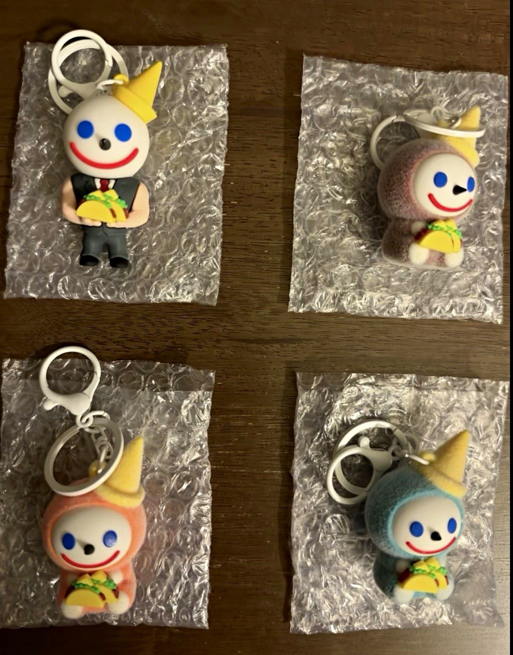 Jack in the Box Jibbi Savory Series complete set of 4 Jack in the Box Jibbi Savory Series complete set of 4