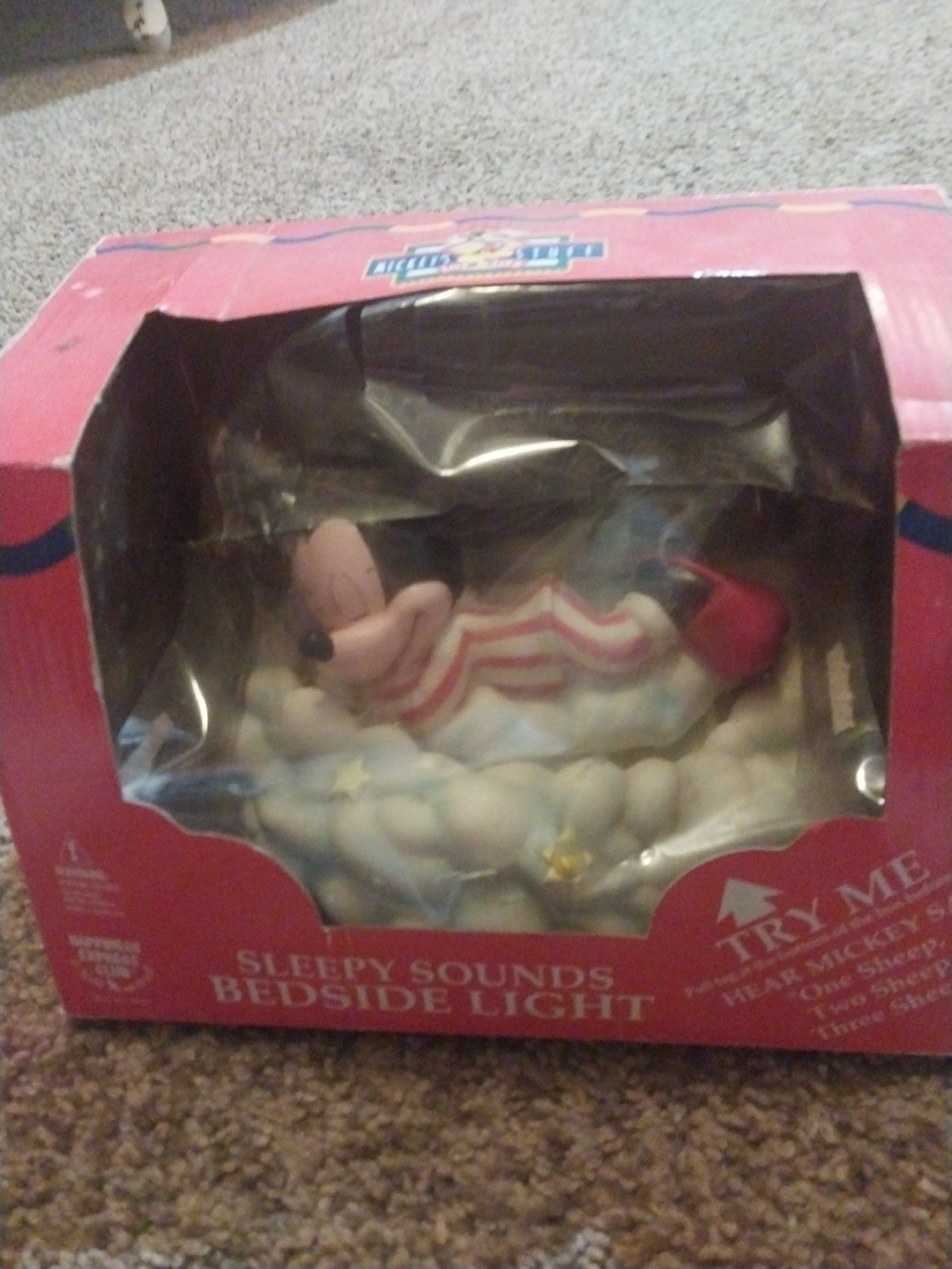 Vintage Mickey Mouse Sleepy Sounds Bedtime Light Box Destroyed Vintage Mickey Mouse Sleepy Sounds Bedtime Light Box Destroyed