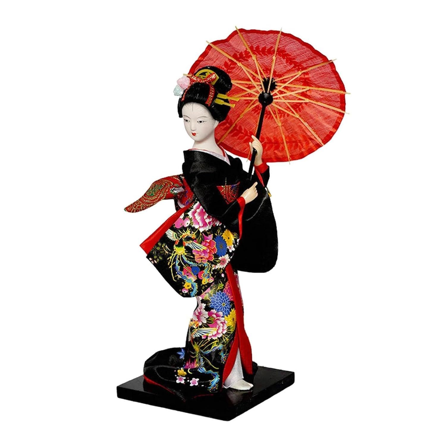 Japanese Geisha Kimono Doll Geisha Kimono Statue Asian Geisha Collectible Japanese Geisha Kimono Doll Geisha Kimono Statue Asian Geisha Collectible