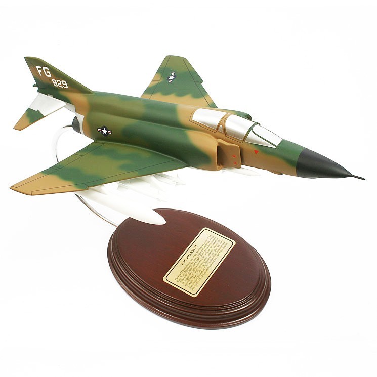 USAF McDonnell Douglas F-4 Phantom 433rd TFS 8th TFW Desk Model 1/62 AK Airplane