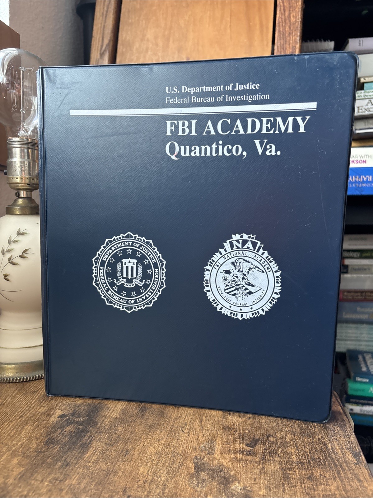 FBI Academy Quantico LETSS Training Binder 1999 Houston Task Force Manual FBI Academy Quantico LETSS Training Binder 1999 Houston Task Force Manual