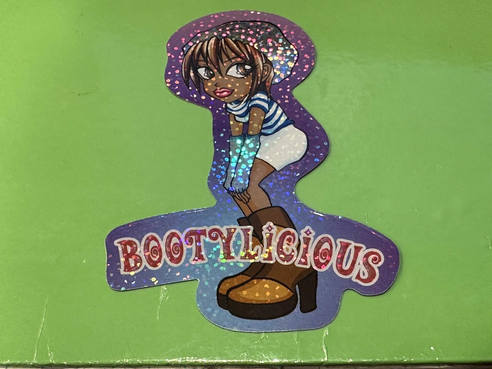 Allstar Girls Y2K Holofoil Vending Sticker #13 of #21 (2004) "Bootylicious"
