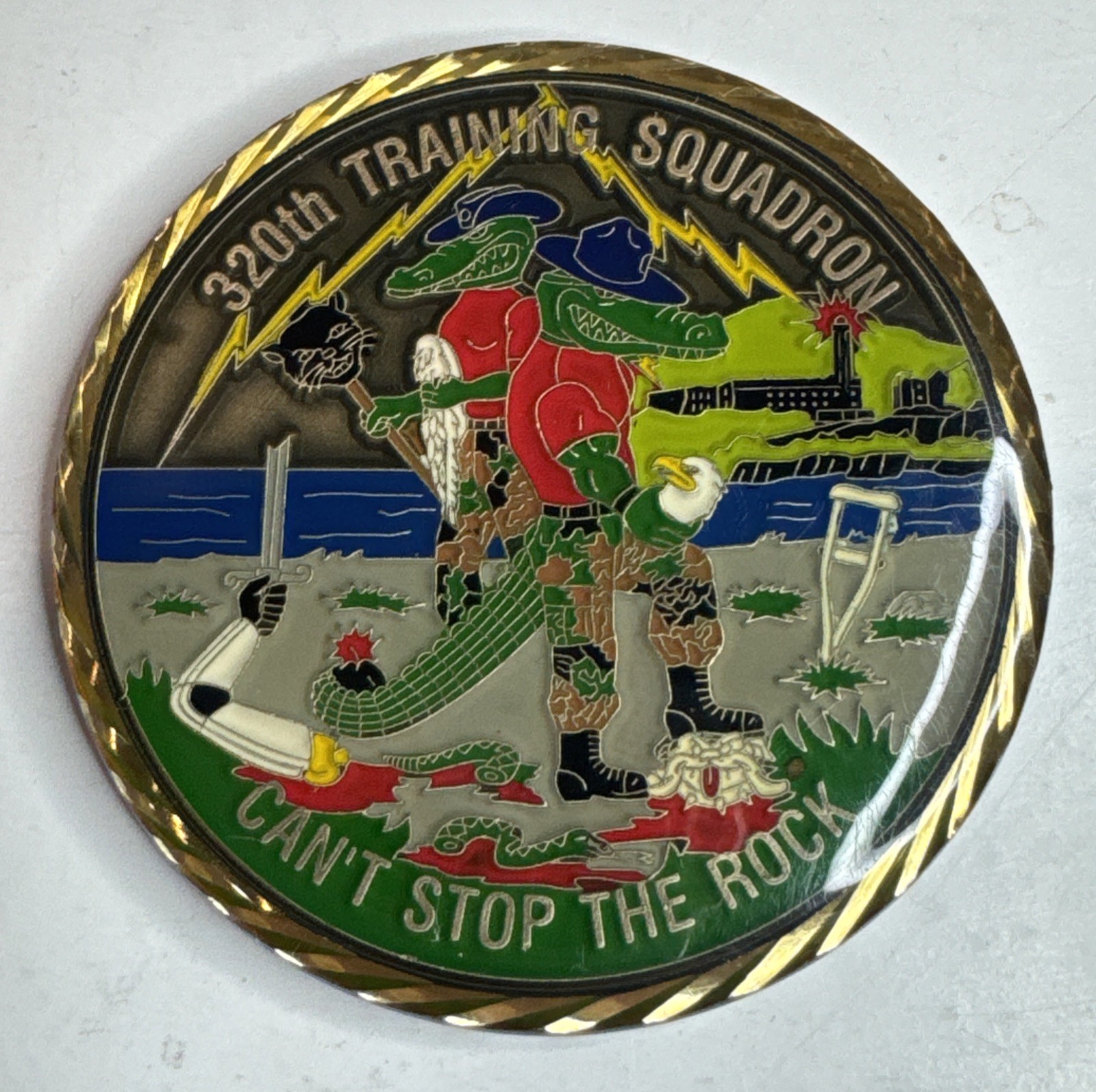 Challenge Coin US Army 320th Training Squadron / Red Erwin Complex / USA