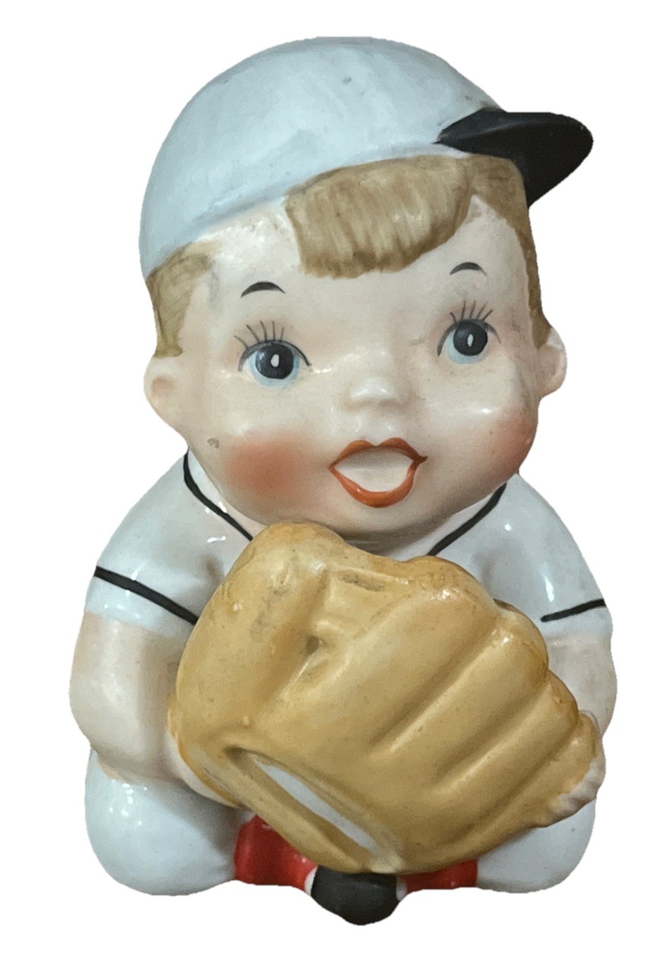 Vintage 4” Baseball Boy Pepper Shaker *M Vintage 4” Baseball Boy Pepper Shaker *M