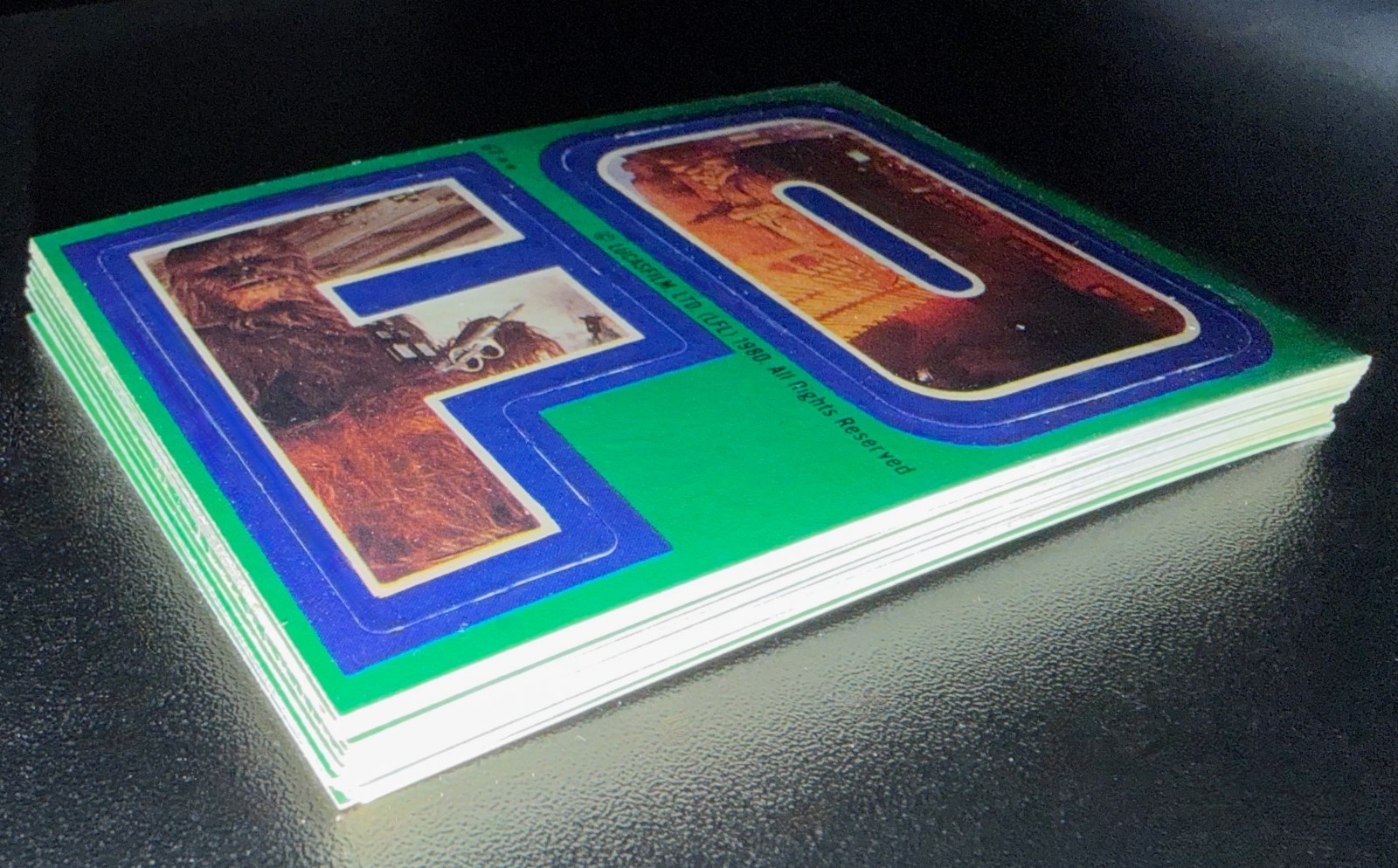 1980 TOPPS EMPIRE STRIKES BACK 3: GREEN 22 STICKER CARDS SET NRMT-MT STAR WARS 1980 TOPPS EMPIRE STRIKES BACK 3: GREEN 22 STICKER CARDS SET NRMT-MT STAR WARS