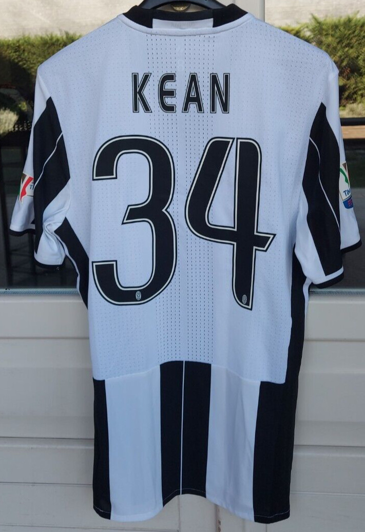 Rare Juventus Moise Kean 34 match worn issued Tim Cup final 2017 football shirt Rare Juventus Moise Kean 34 match worn issued Tim Cup final 2017 football shirt