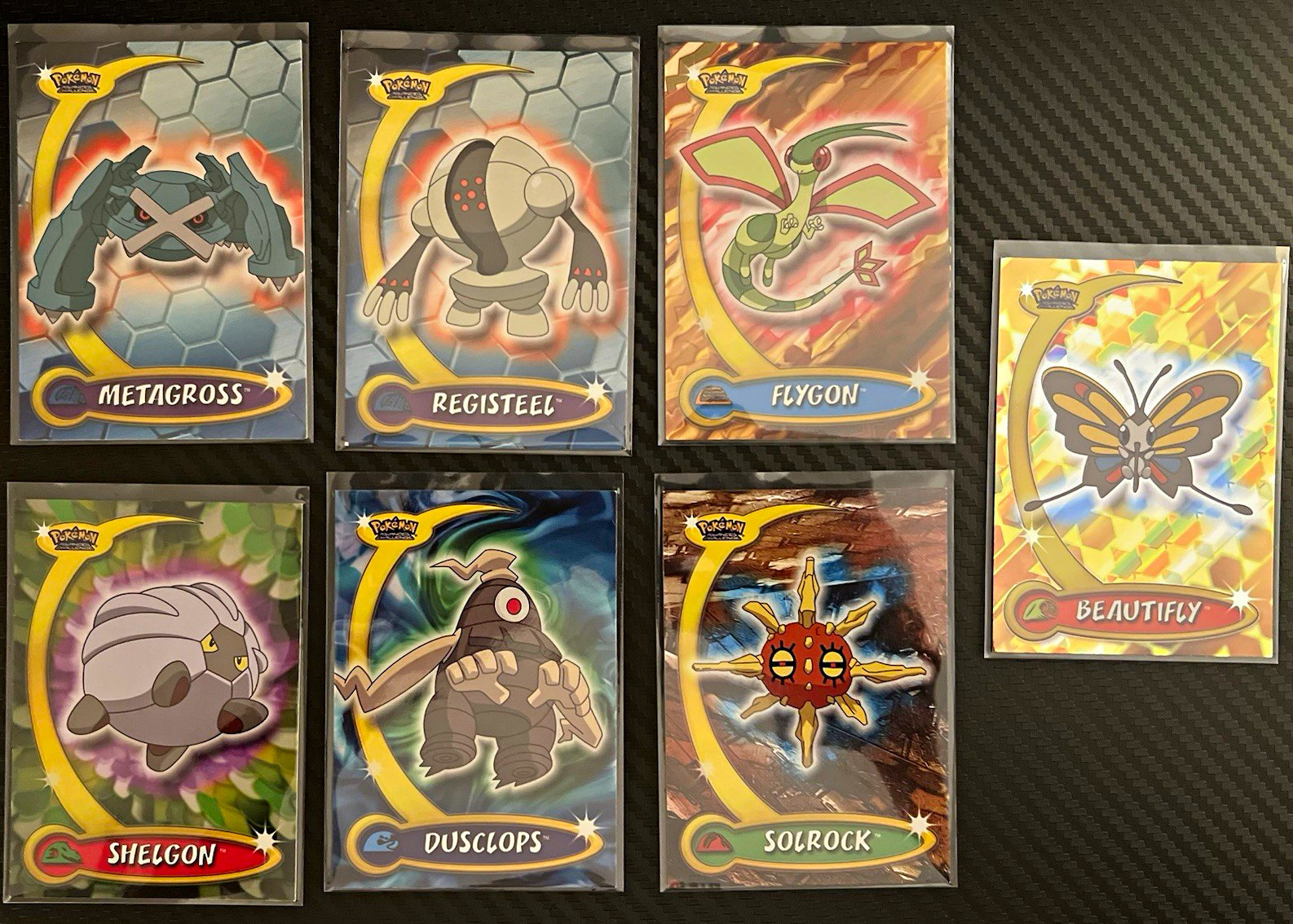 ⁠Pokémon 2004 Topps Advanced Challenge - 7 Card Lot