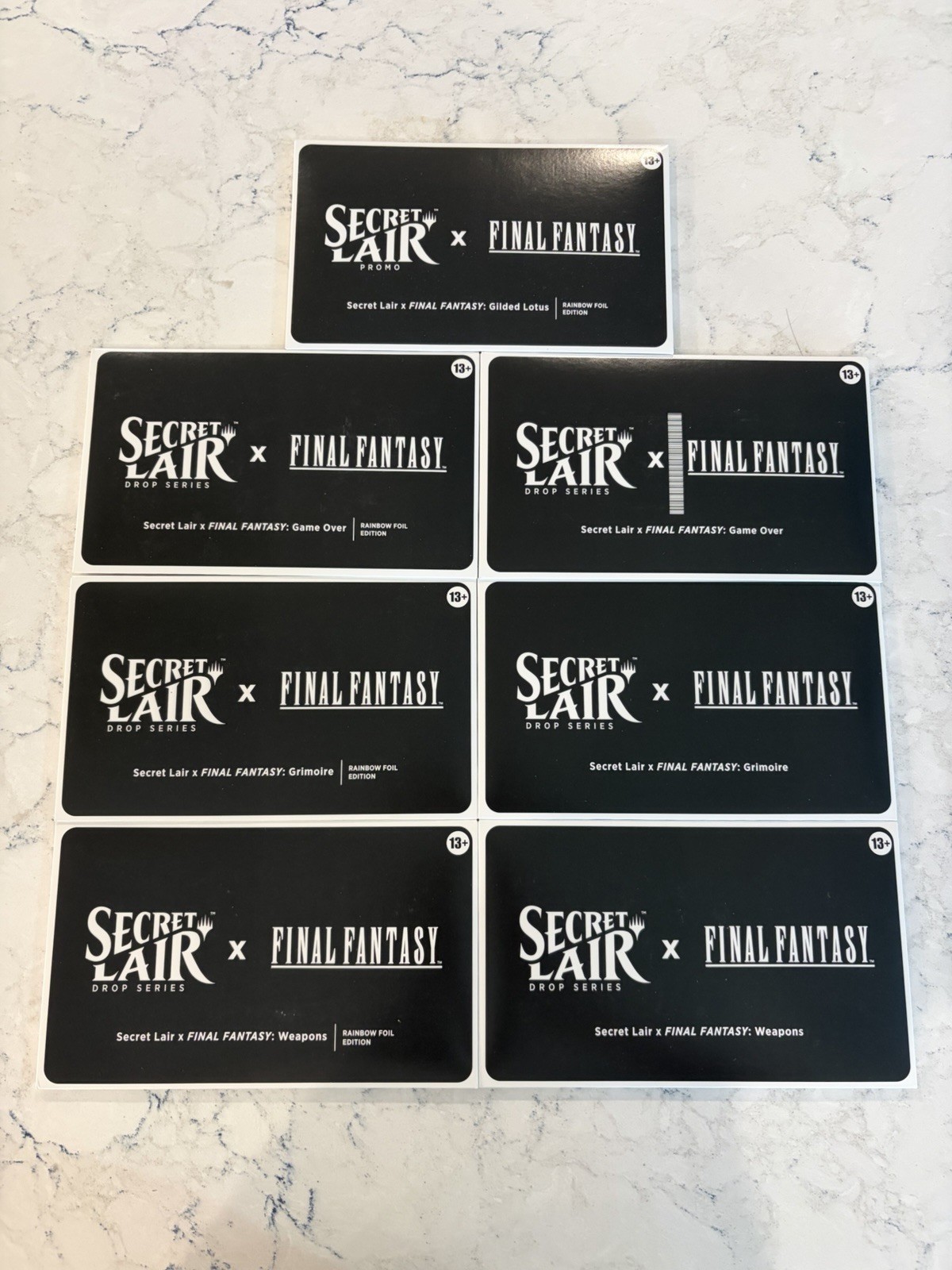 MTG Final Fantasy Secret Lair FOIL+NONFOIL+PROMO COMPLETE BUNDLE ENGLISH LOTUS MTG Final Fantasy Secret Lair FOIL+NONFOIL+PROMO COMPLETE BUNDLE ENGLISH LOTUS