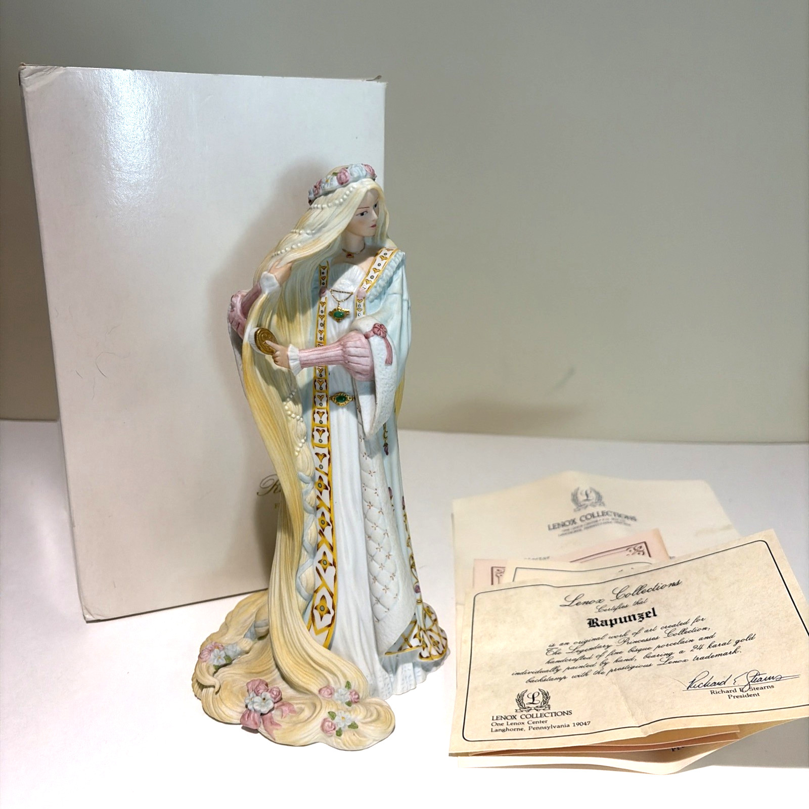 VTG 1986 Lenox "Rapunzel" Figurine The Legendary Princesses Porcelain COA NIB VTG 1986 Lenox "Rapunzel" Figurine The Legendary Princesses Porcelain COA NIB