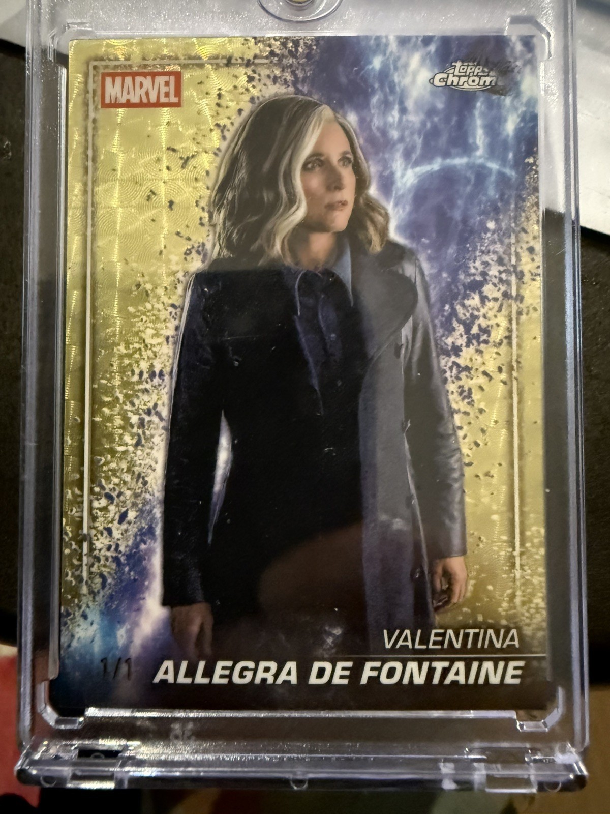 2025 Topps Chrome Marvel Julia Louis-Dreyfus Valentina Allegra de Fontaine 1/1 2025 Topps Chrome Marvel Julia Louis-Dreyfus Valentina Allegra de Fontaine 1/1
