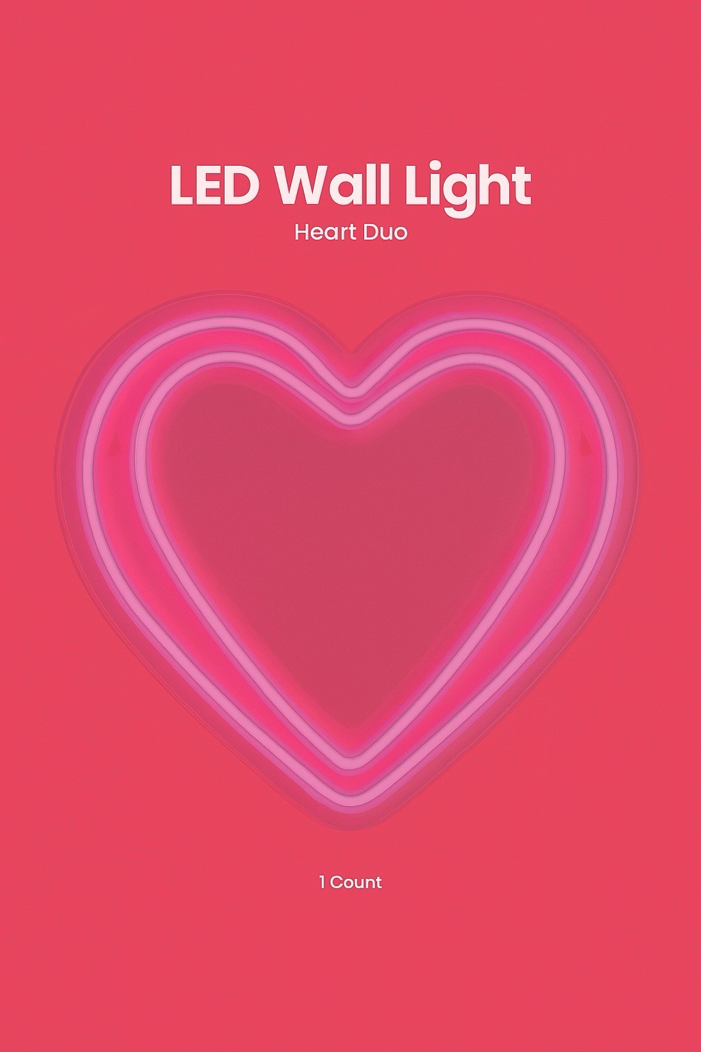 Led Wall Light Heart Usb Or Battery Powered 3x AA Battery Led Wall Light Heart Usb Or Battery Powered 3x AA Battery