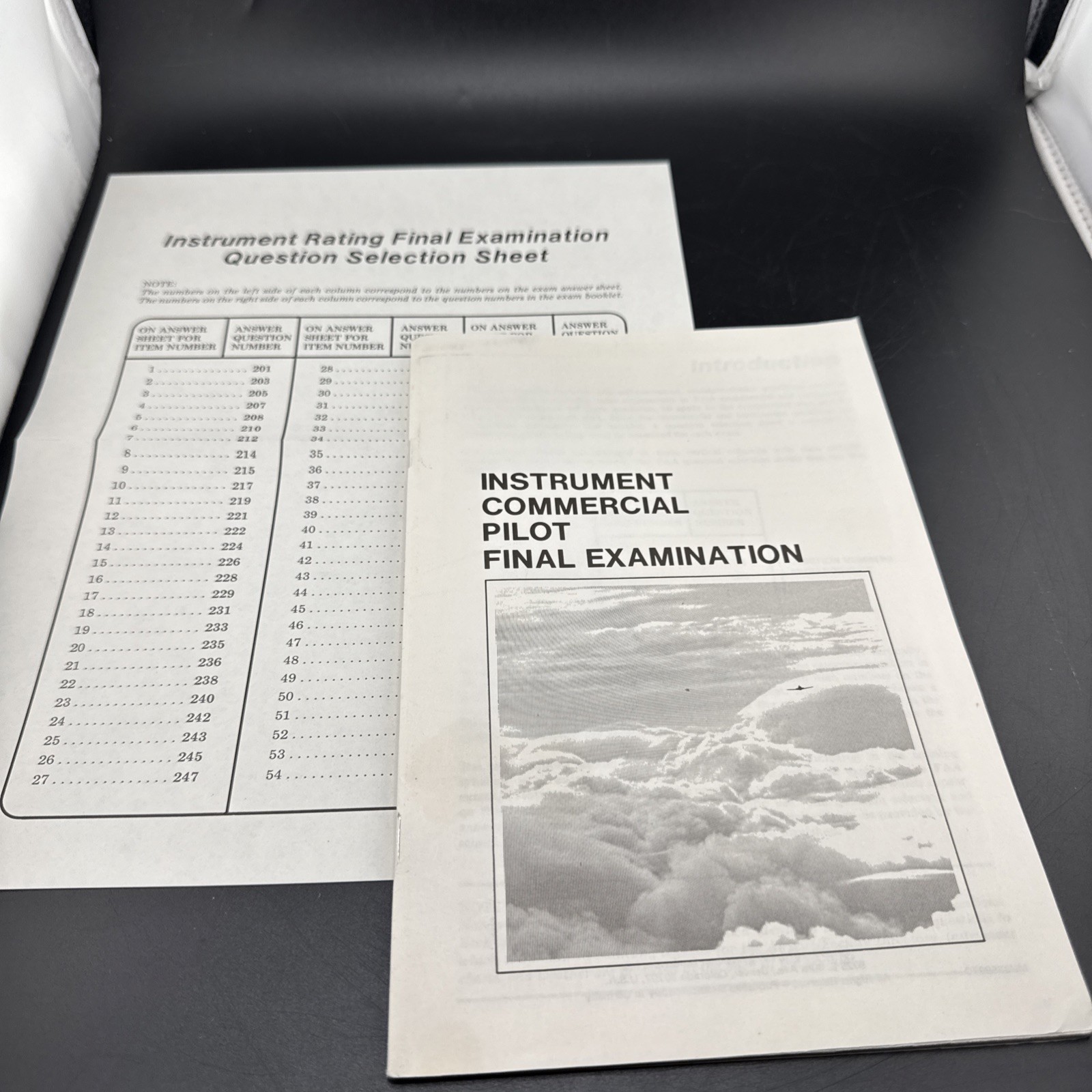 Jeppesen Sanderson Commercial Pilot Final Exam Booklet 1979 Aviation Memorabilia Jeppesen Sanderson Commercial Pilot Final Exam Booklet 1979 Aviation Memorabilia
