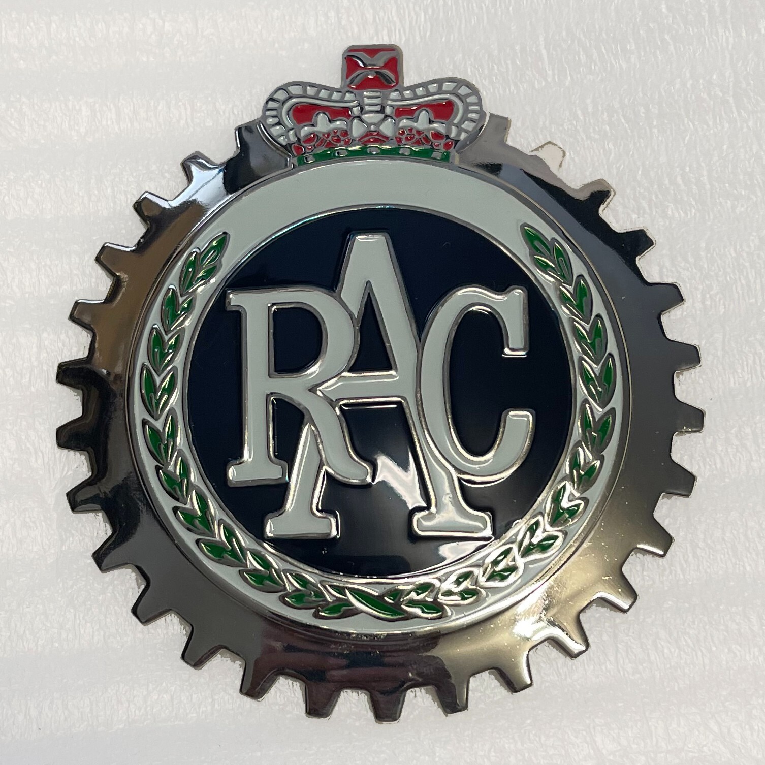 RAC Royal Automotive Club Car Club Grill Badge 1960s VINTAGE Style Emblem RAC Royal Automotive Club Car Club Grill Badge 1960s VINTAGE Style Emblem