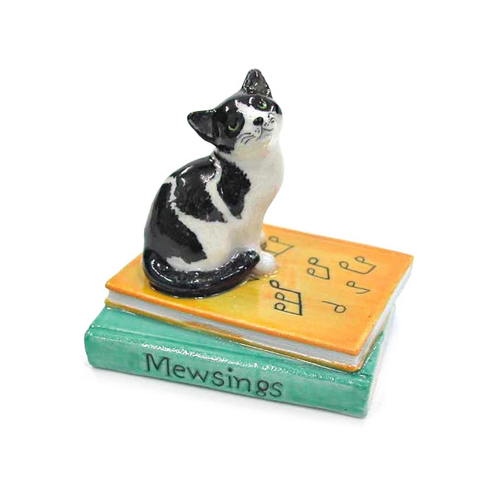 Northern Rose - Cat Figurine Kitten Mewsings - Miniature Porcelain Figurine Northern Rose - Cat Figurine Kitten Mewsings - Miniature Porcelain Figurine
