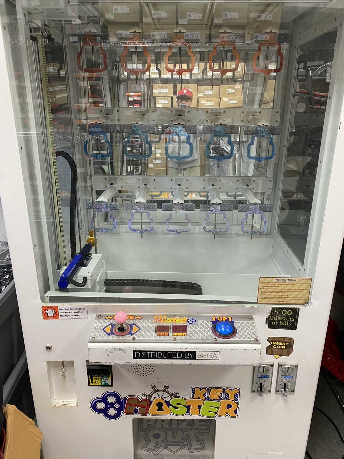 Sega Classic Key Master Full Size Vending Machine Authentic Sega Classic Key Master Full Size Vending Machine Authentic