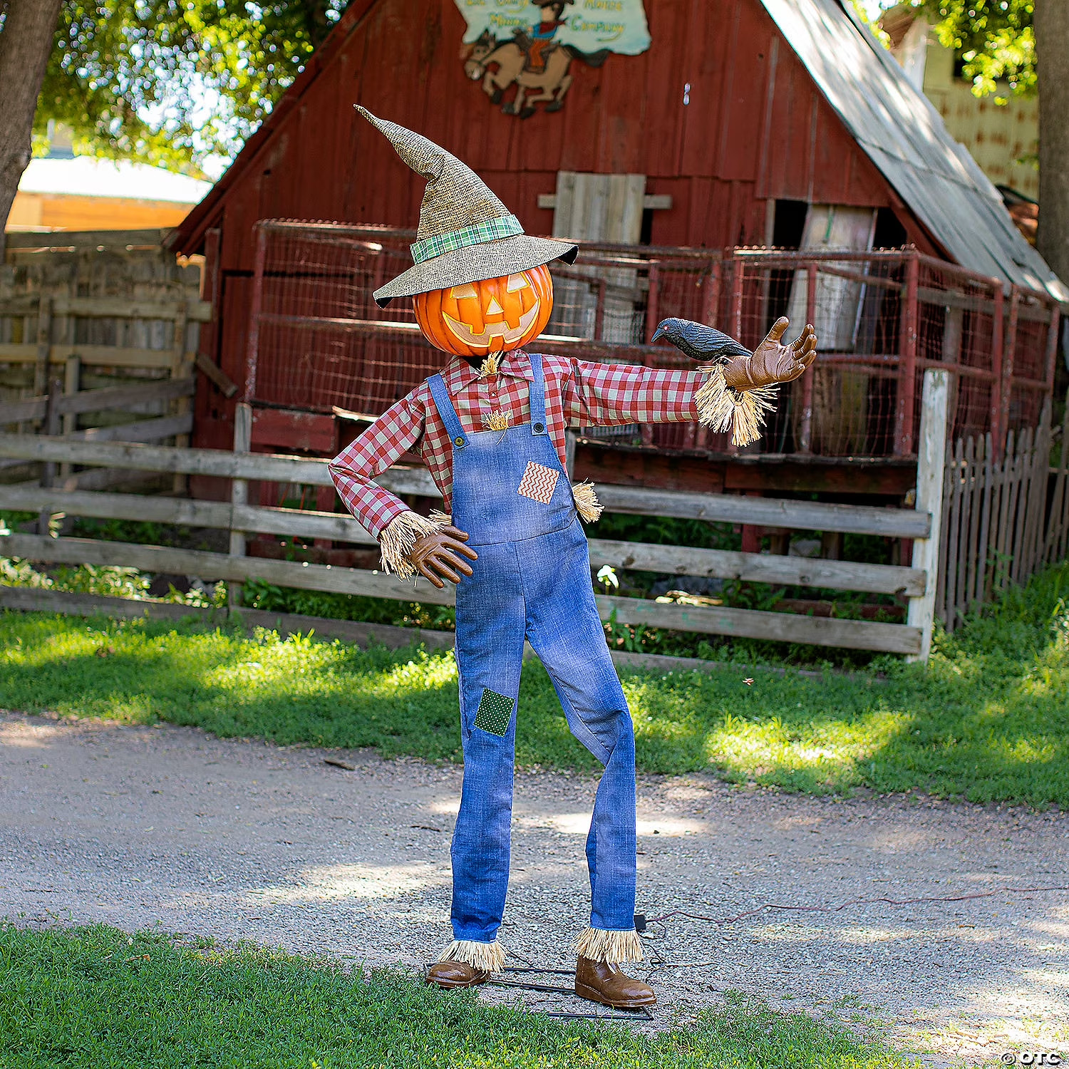 6FT Animated Whimsical Scarecrow Halloween Decoration Harvest Yard Decor ⭐ 6FT Animated Whimsical Scarecrow Halloween Decoration Harvest Yard Decor ⭐