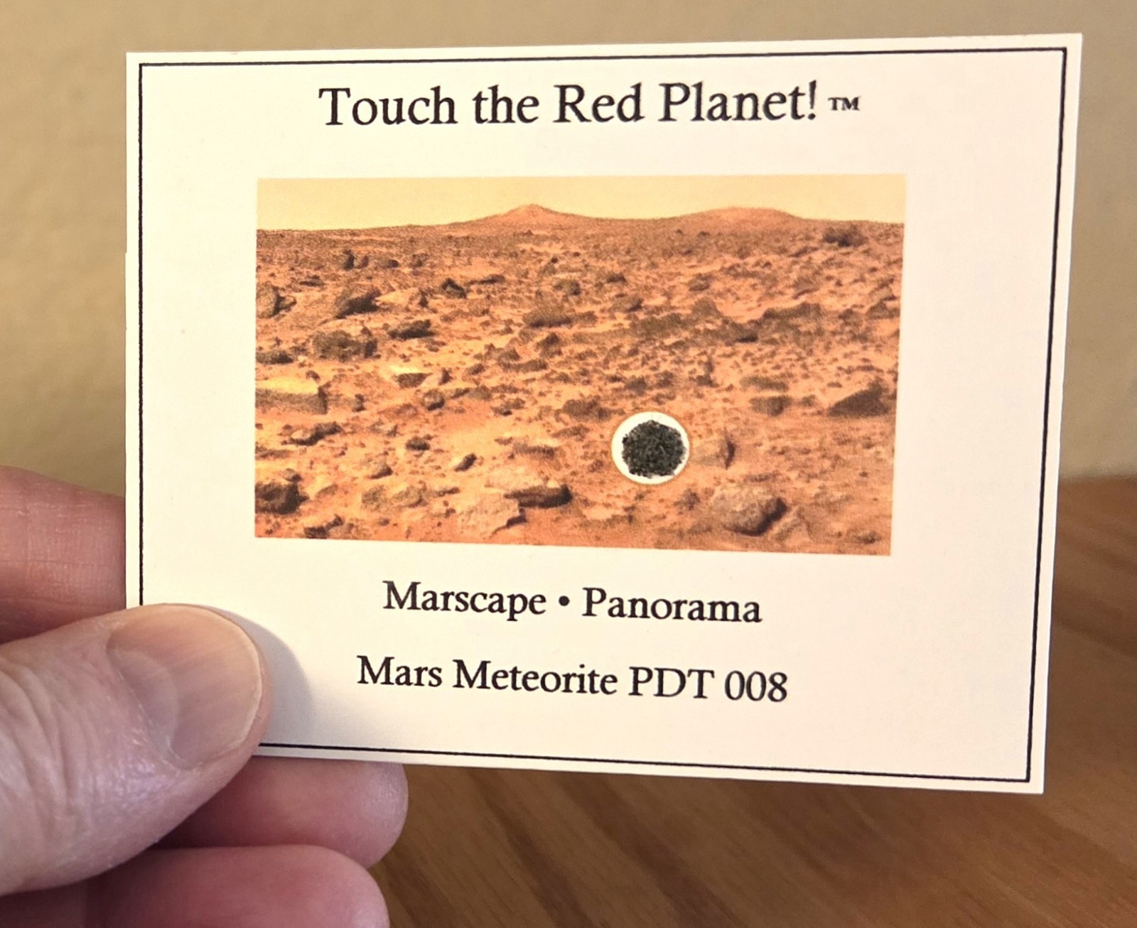 Genuine Mars Rock Mini-Museum Display. Martian Meteorite.Stand.Authenticity Card Genuine Mars Rock Mini-Museum Display. Martian Meteorite.Stand.Authenticity Card