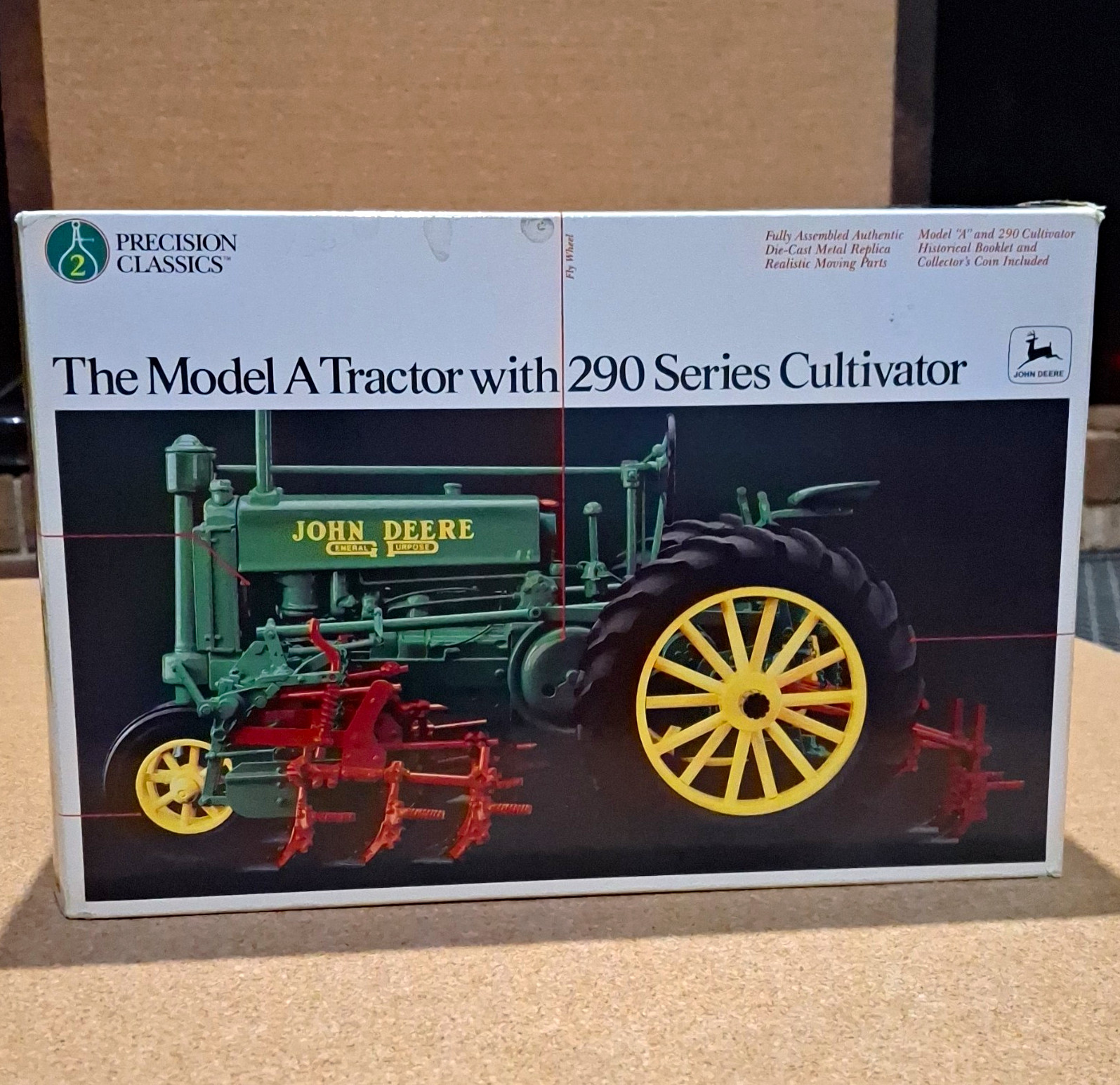 John Deere Precision Classics Model A Tractor w/ 290 Series Cultivator 1991