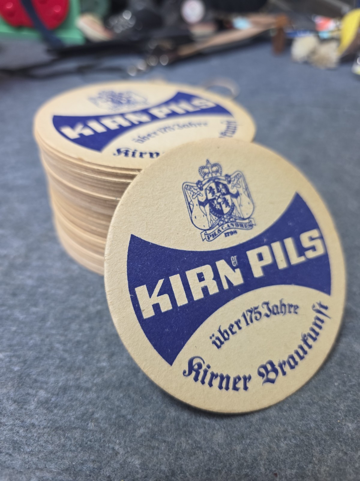 Lot Of 35 KIRN Vintage 1970's Bar Coaster Beer Kirn er Pils Octoberfest Lot Of 35 KIRN Vintage 1970's Bar Coaster Beer Kirn er Pils Octoberfest