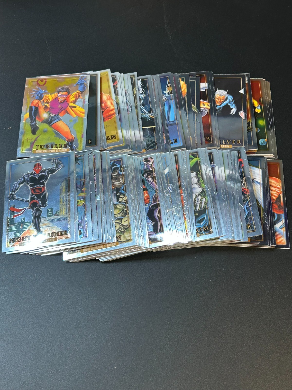 2024 Marvel Masterpieces Platinum 92' Complete Set (No Error Cards) 2024 Marvel Masterpieces Platinum 92' Complete Set (No Error Cards)