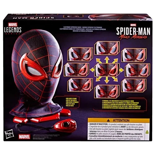 PRESALE Spider-Man Marvel: Miles Morales Electronic Expressive Mask by Hasbro PRESALE Spider-Man Marvel: Miles Morales Electronic Expressive Mask by Hasbro